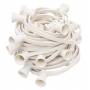 Guirlande Guinguette cable blanc 10m 15 douilles E27
