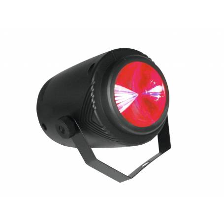 Projecteur rechargeable 5 faisceaux LED RGBWA noir professionnel