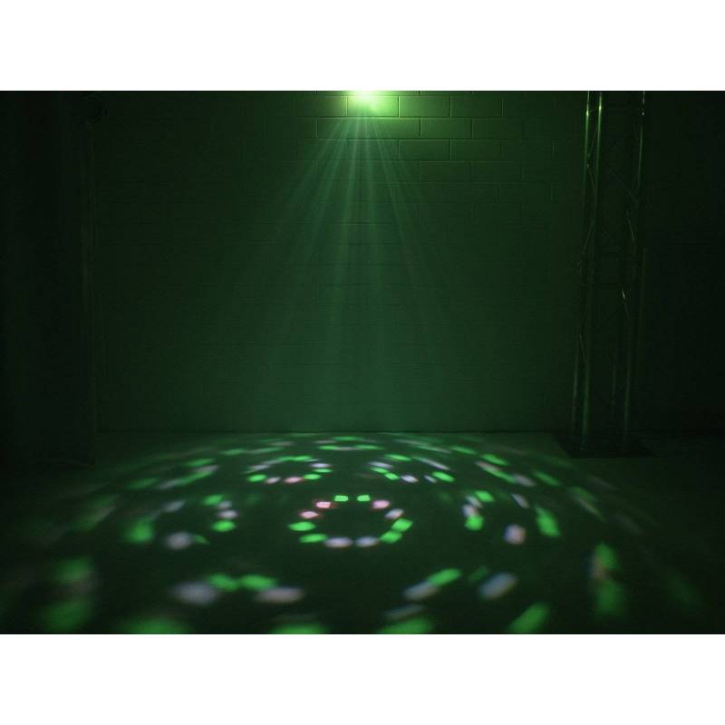 Projecteur rechargeable effet Kaléidoscope RGBW noir professionnel