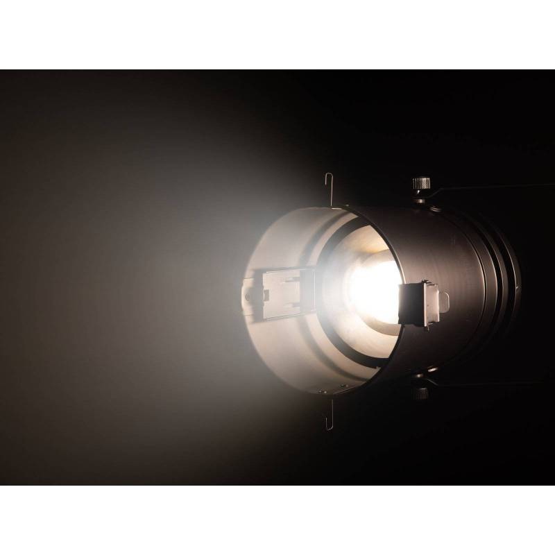 Projecteur LED PAR 64 blanc chaud 3000K 100W COB avec zoom manuel professionnel