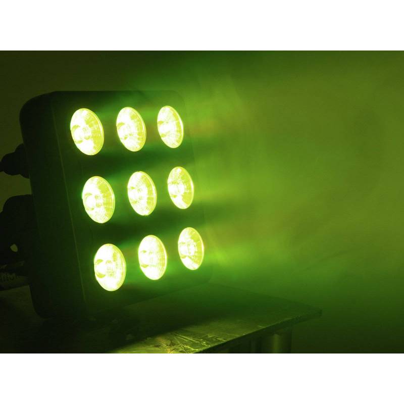 Projecteur scènique LED 13W RGB + UV avec télécommande professionnel
