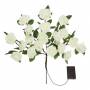 Bouquet 20 Roses lumineuses led blanches piles professionnel
