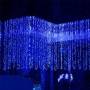 Rideaux lumineux led Bleu 2X2 mètres décoration noel