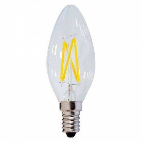 Ampoule bougie E14 C35 4W 4500k filament blanc neutre professionnel