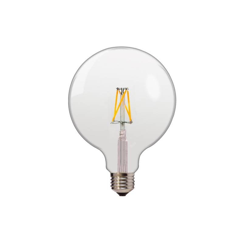Ampoule LED G125 mm 6,5W E27 2700k filament blanc chaud professionnelle professionnel