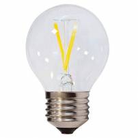 Ampoule LED G45 mm 2W 200lm E27 6000k filament blanc froid professionnelle professionnel