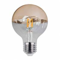 Ampoule LED G95 mm 4W 2700k E27 argent ambrée vintage blanc chaud professionnelle professionnel