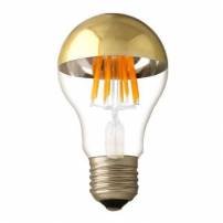 Ampoule LED A60 4W 2700k E27 argent ambrée vintage blanc chaud professionnelle professionnel