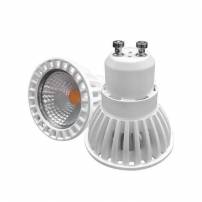 Ampoule LED GU10 6W blanche 50 degrés COB 4500k blanc neutre professionnel