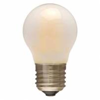Ampoule LED dimmable Givré filament Guinguette 4W E27 blanc chaud 2200k
