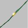 Guirlande 50M 500 Micro blanc chaud cable métal vert modulable professionnel
