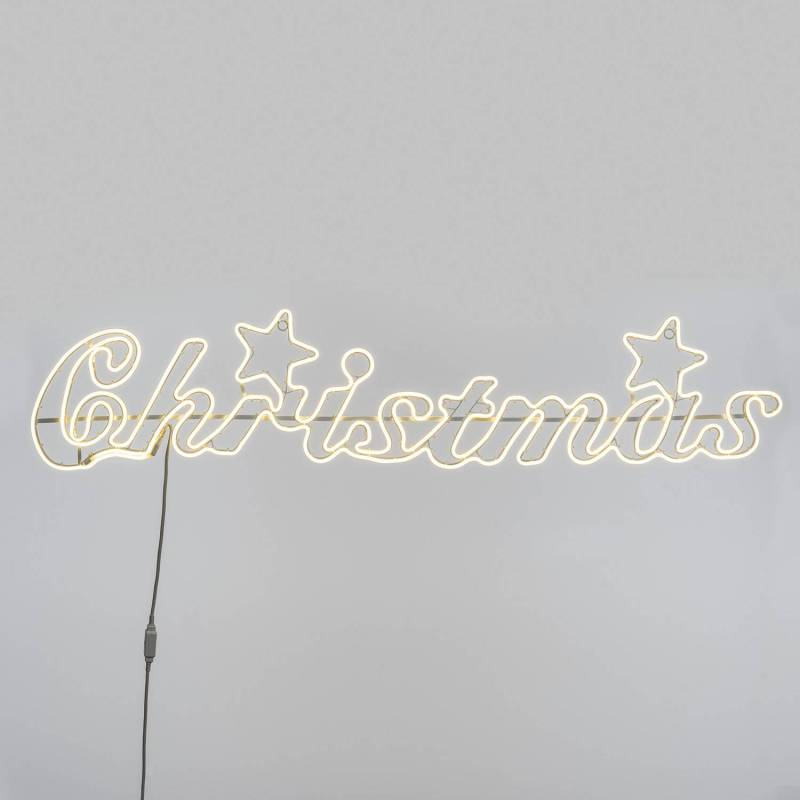 Mot lumineux Christmas néon 1200 led blanc chaud professionnel