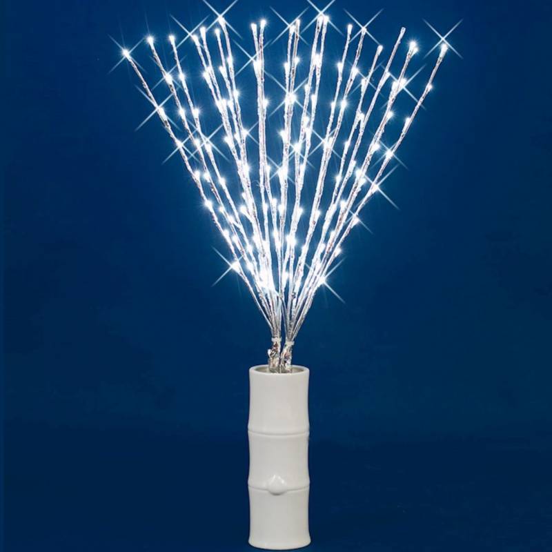 Branche ARGENT 100 cm
144 LED avec clignotement professionnel