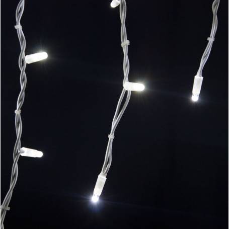copy of Guirlande mini stalactite 10M H12CM 550 LED blanc froid cable transparent professionnel