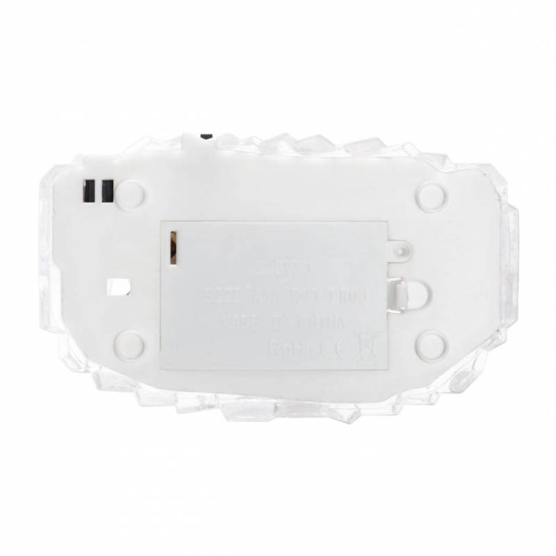 Mini crèche lumineuse transparente à piles 20CM LED blanc chaud professionnel