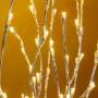 Branche lumineuse flash 1 M 144 LED blanc chaud argentée professionnel