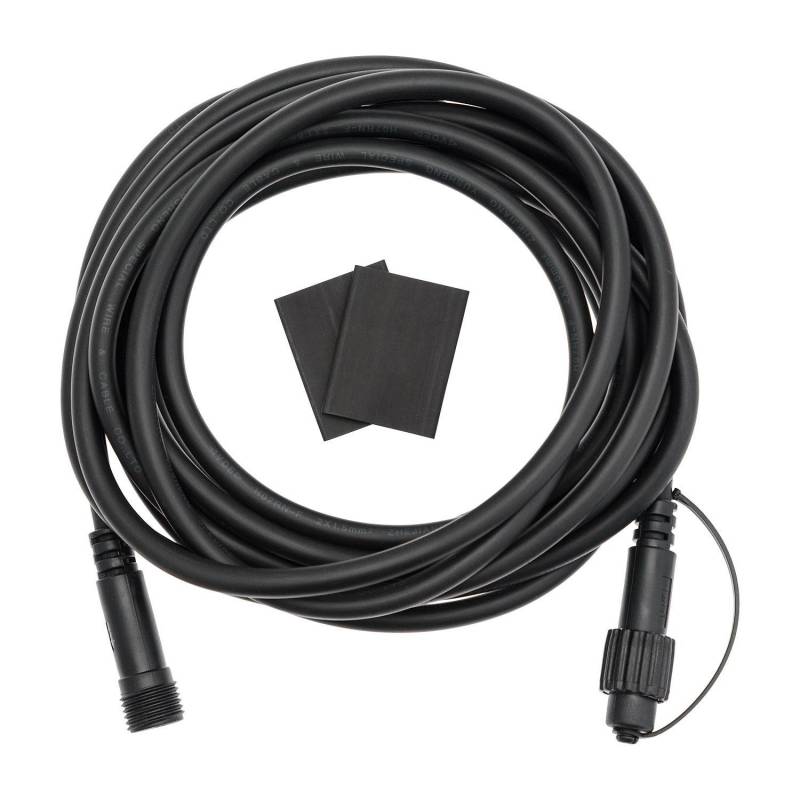 Câble de rallonge noir 5M pour guirlande guinguette IP44 professionnel