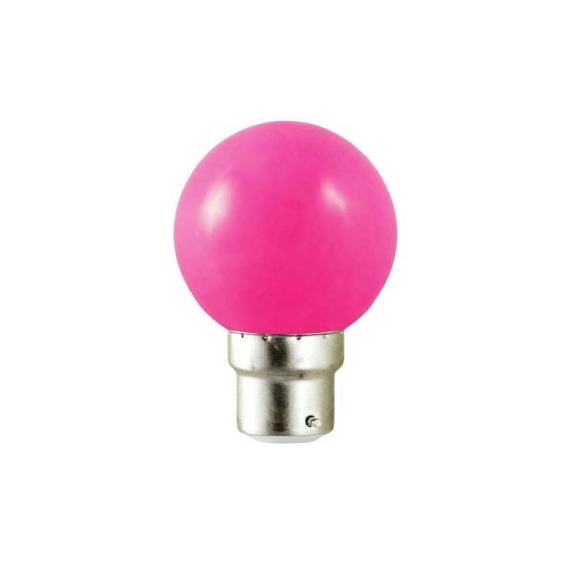 Ampoule B22 Rose LED pour guirlande guinguette qualité professionnelle professionnel