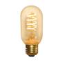 Ampoule vintage filament spirale cylindre ambrée 3W dimmable E27 2200k professionnel