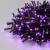 Guirlande 25 mètres 360 miniLED câble vert 8 modes d'animation violet
