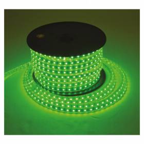 Ruban lumineux vert au mètre LED 230V extérieur IP65