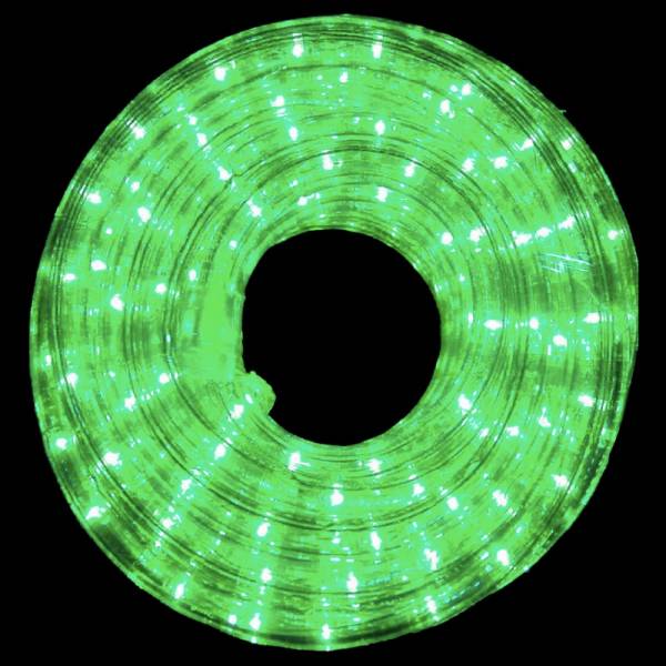 Cordon lumineux LED découpe au mètre IP44 230V vert