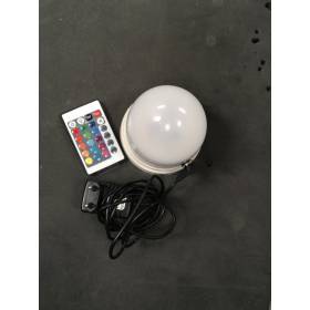 Base rechargeable LED RGB pour boule lumineuse avec télécommande professionnelle