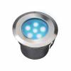 Spot encastrable LED 1W IP67 rond bleu Inox 316 12V Garden Pro professionnel