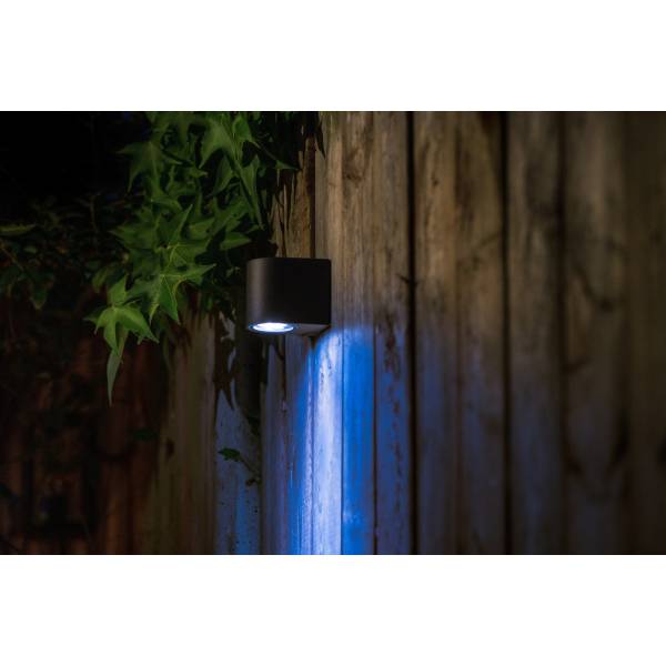 Applique murale connectée intelligente extérieure noire LED 5W RGB + blanc 12V Garden Pro