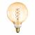 Ampoule vintage spirale globe G125mm 5W blanc très chaud 1800k E27 verre ambrée professionnelle