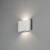 Applique murale Chieri Aluminium IP54 blanche 900 lumens blanc chaud 3000k 2x6W professionnelle Konstsmide 