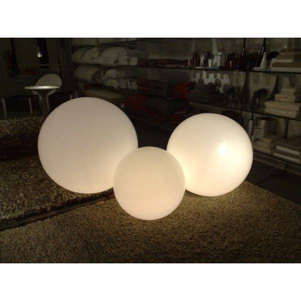 Boule lumineuse 30CM blanche sans fil rechargeable LED ou filaire  professionnelle