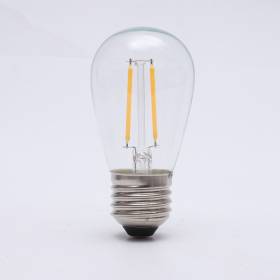 Ampoule filament 2W E27 G45 verre LED blanc chaud 2700 kelvin pour guirlande guinguette