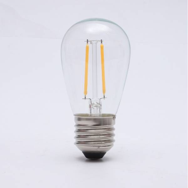 Ampoule filament 2W E27 G45 verre LED blanc chaud 2700 kelvin pour guirlande guinguette
