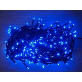 Guirlande lumineuse de Noël extérieure longueur 13 m 160 LED bleues 
