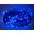 Guirlande lumineuse 17M 240 LED bleu fixe et blanc froid flash extérieure IP44 câble noir Elume