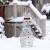 Bonhomme de neige lumineux 3D H105cm 180 LED blanc froid 8 jeux lumières IP44 SMART Connect Lotti 31V