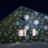 Projecteur lumineux LED effet chute de neige flocons et étoiles extérieur