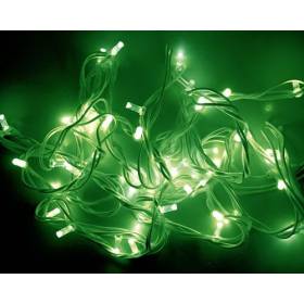 Guirlande lumineuse 20M classic'line 200 LED vert scintillant 230V câble blanc qualité professionnelle Leblanc Chromex