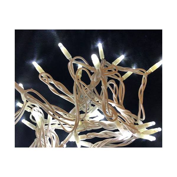 Chaine lumineuse LED fil lumineux blanc chaud 189LED  3m-496889
