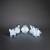 Lot de 5 bébés pingouins lumineux acrylique 4M 40 LED blanc froid IP44 Konstsmide