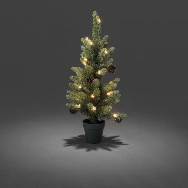 Sapin lumineux conique animé H180cm 304 PixelLED blanc chaud et