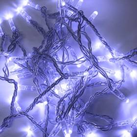 Guirlande lumineuse 20M 200 led bleu scintillant 24V câble transparent Qualité professionnelle Leblanc Chromex
