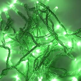 Guirlande lumineuse 20M 200 led vert scintillant 24V câble transparent Qualité professionnelle Leblanc Chromex