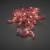 Guirlande lumineuse flamants roses piles 1.8M 10 LED blanc chaud câble transparent