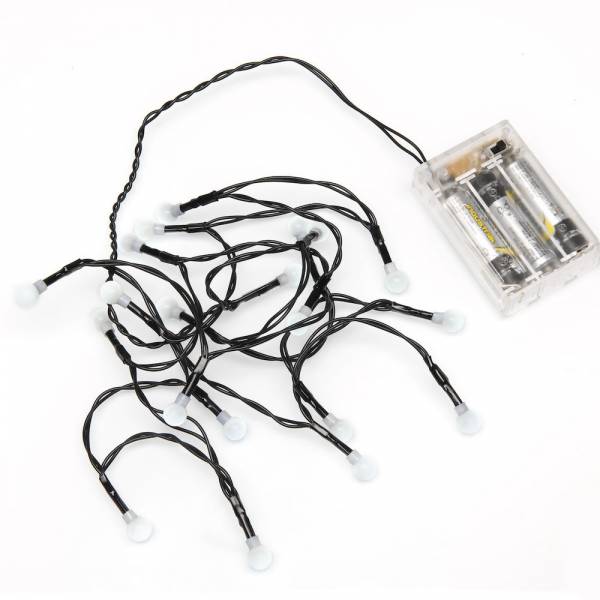 Konstsmide Mini guirlande lumineuse LED avec interrupteur, 20 diodes blanc  chaud - VBS Hobby