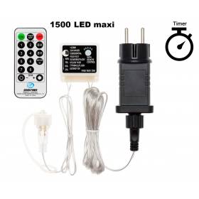 Alimentation avec télécommande Max 1500 led pour gamme SMART Connect Lotti 31V 8 jeux de lumières Minuteur IP44