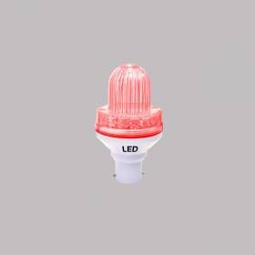 Ampoule B22 flash stroboscopique rouge 4 LED SMD rouge Leblanc Chromex