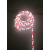 Cordon lumineux sucre d'orge CANDY LED 360° rouge et blanc fixe 30M 230V intérieur/extérieur
