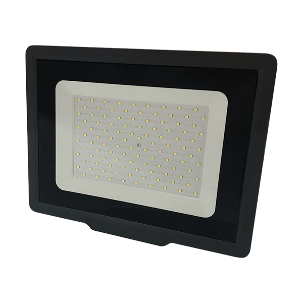 Projecteur LED SMD extérieur 100w blanc froid noir 120° IP65 6000k professionnelle
